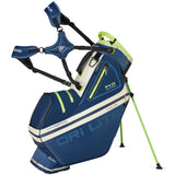 Big Max Dri Lite Hybrid Tour 2 Waterproof Standbag, Navy / Grün