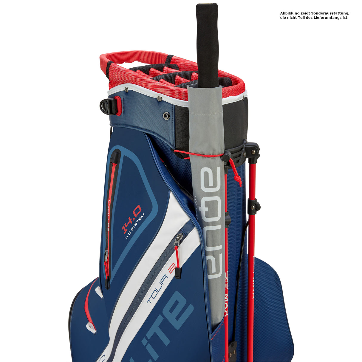 Big Max Dri Lite Hybrid Tour 2 Waterproof Standbag, Blau / Rot / Weiß