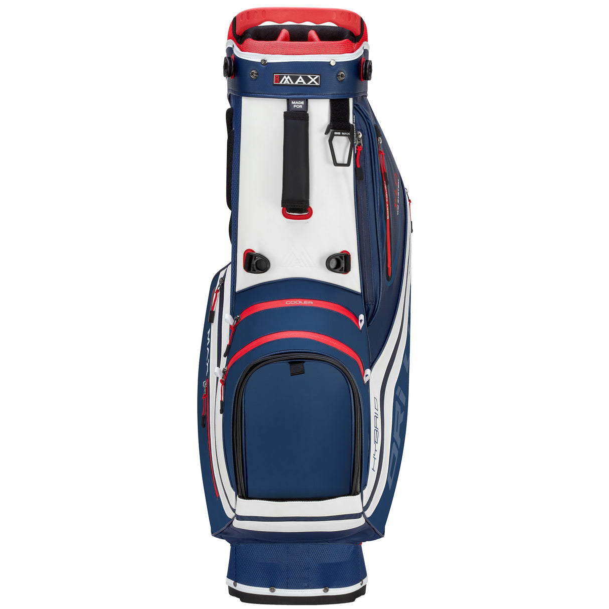 Big Max Dri Lite Hybrid Tour 2 Waterproof Standbag, Blau / Rot / Weiß