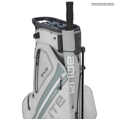Big Max Dri Lite Hybrid Tour 2 Waterproof Standbag, Silbergrau - Golflaedchen.de