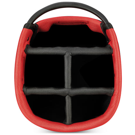 Big Max Dri Lite Feather 2 Waterproof Standbag, Schwarz / Rot