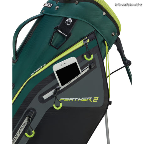Big Max Dri Lite Feather 2 Waterproof Standbag, Grün / Schwarz
