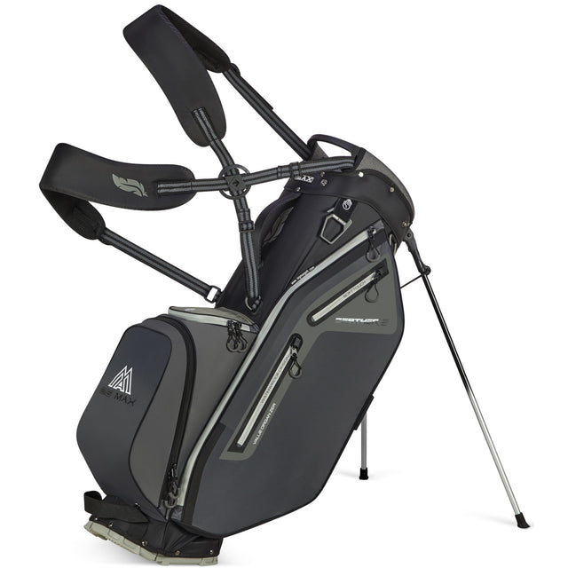 Big Max Dri Lite Feather 2 Waterproof Standbag, Grau / Schwarz