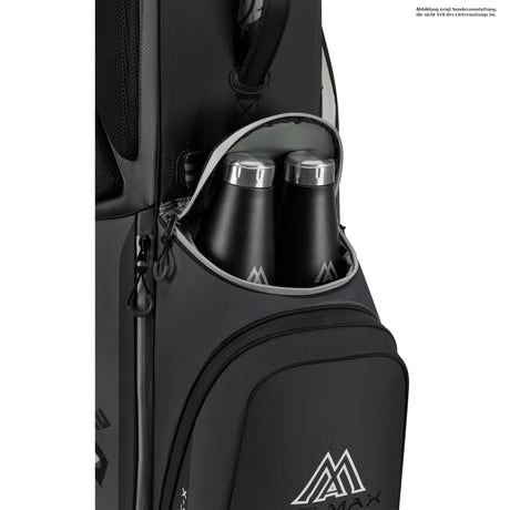 Big Max Dri Lite Feather 2 Waterproof Standbag, Grau / Schwarz