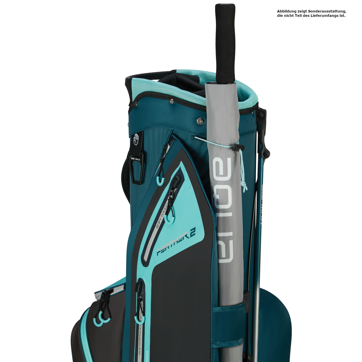 Big Max Dri Lite Feather 2 Waterproof Standbag, Blau / Grau / Aqua