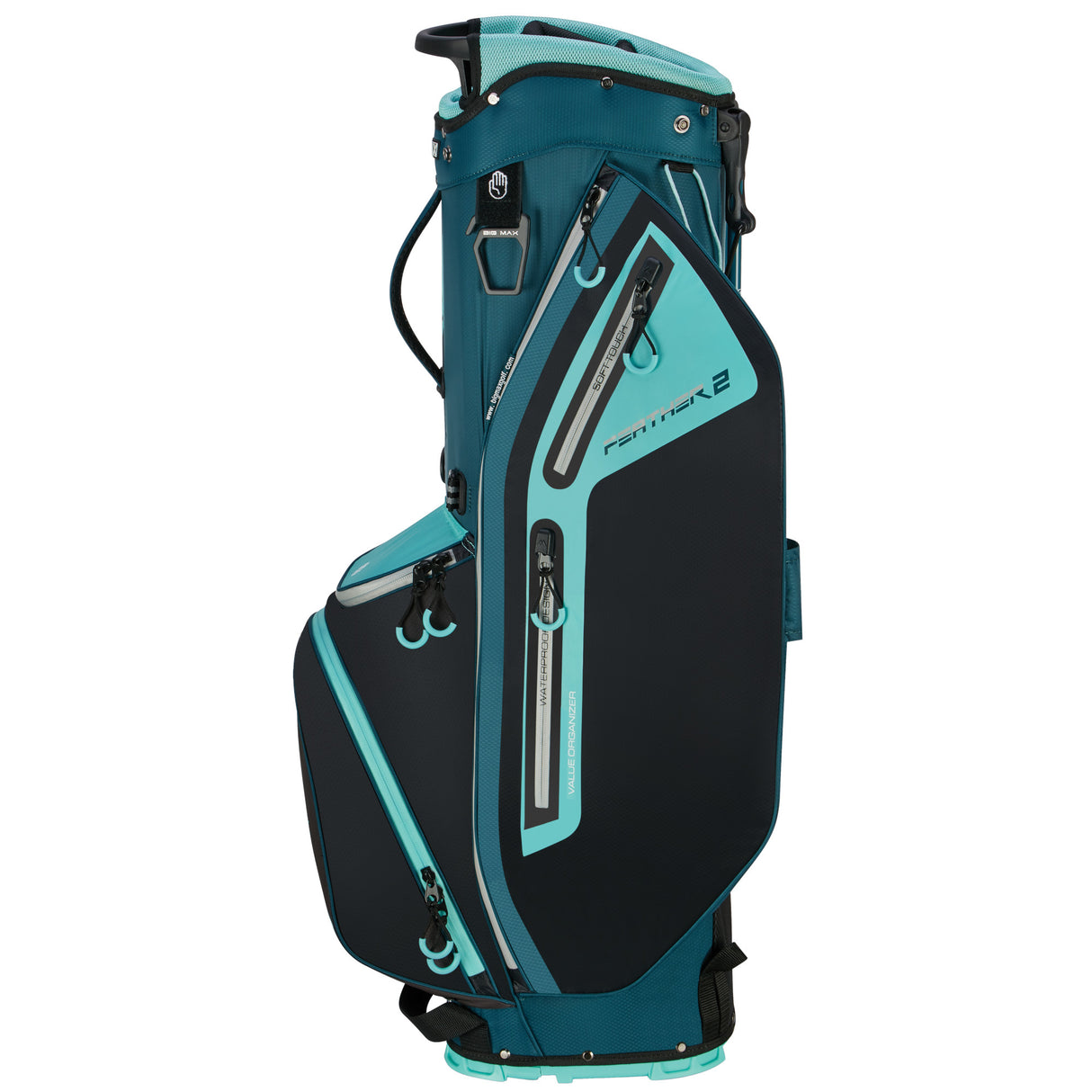 Big Max Dri Lite Feather 2 Waterproof Standbag, Blau / Grau / Aqua