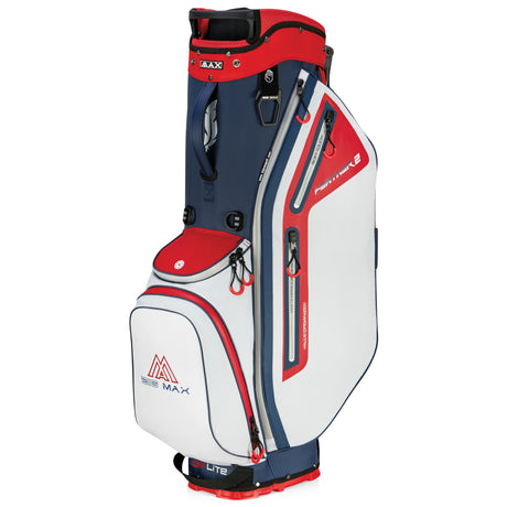 Big Max Dri Lite Feather 2 Waterproof Standbag, Blau / Rot / Weiß