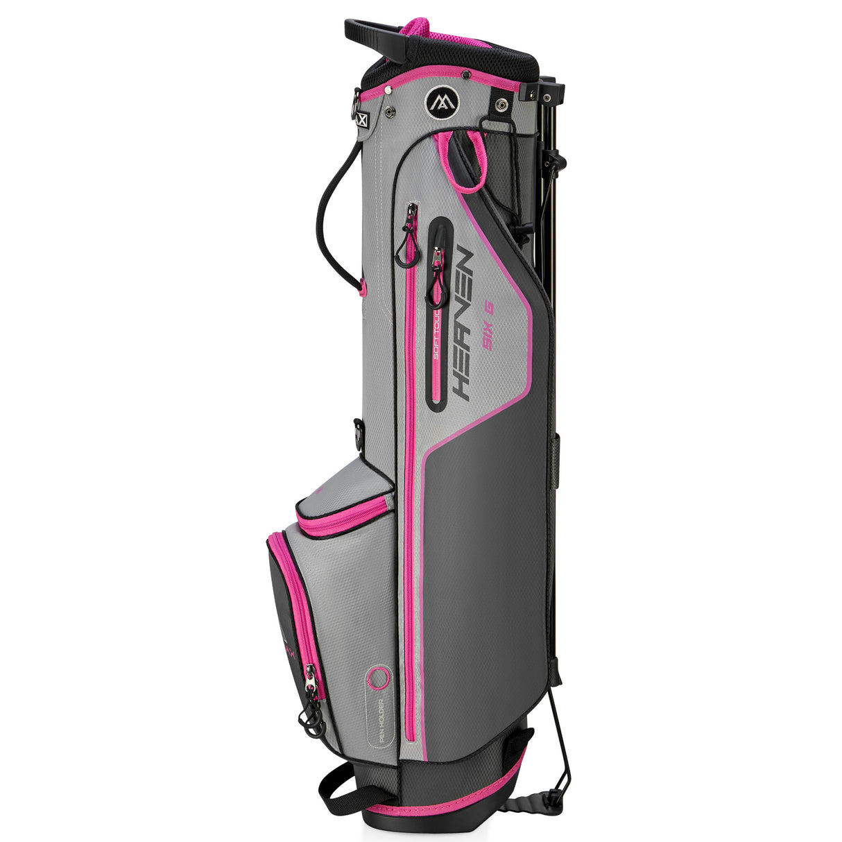 Big Max Heaven SIX G Damen Standbag, Anthrazit / Silbergrau / Fuchsia