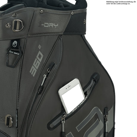 Big Max 2026 Aqua Sport 360² Waterproof Cartbag, Schwarz / Grau