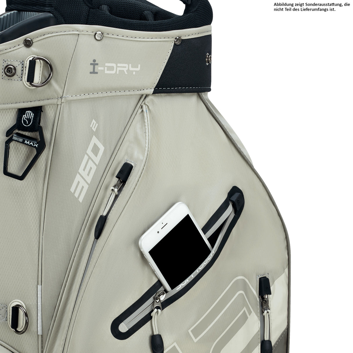 Big Max 2026 Aqua Sport 360² Waterproof Cartbag, Grau