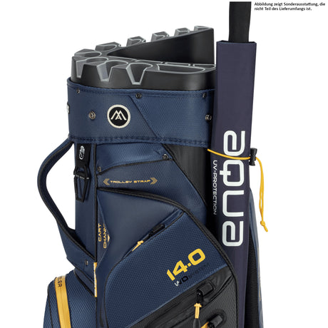 Big Max Dri Lite Silencio 3 Cartbag, Schwarz / Blau / Gelb