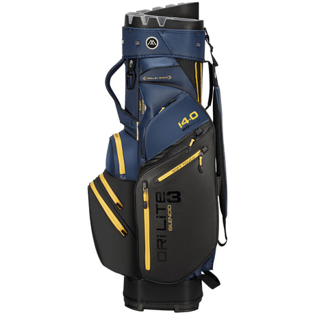 Big Max Dri Lite Silencio 3 Cartbag, Schwarz / Blau / Gelb