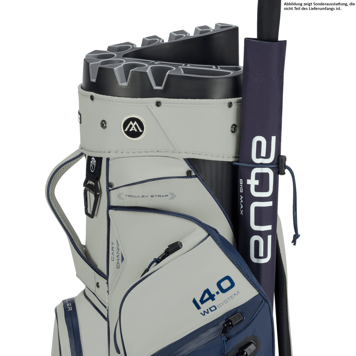 Big Max Dri Lite Silencio 3 Cartbag, Navy / Grau (Offwhite)