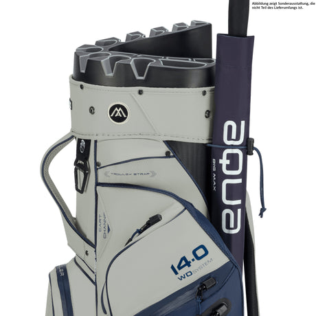 Big Max Dri Lite Silencio 3 Cartbag, Navy / Grau (Offwhite)