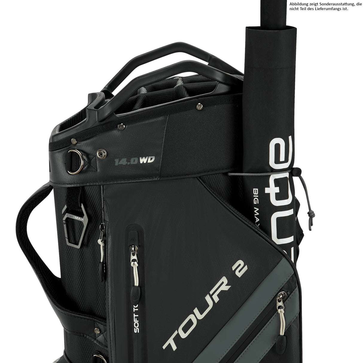 Big Max Dri Lite Tour 2 Waterproof Cartbag, Schwarz