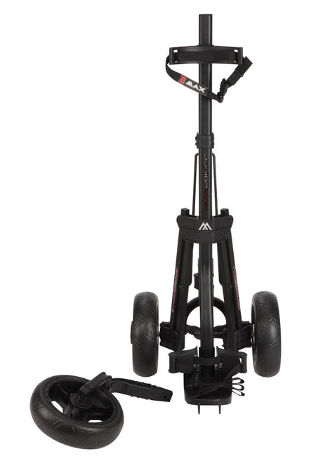 Big Max Junior 3-Rad Kinder Golftrolley, Schwarz