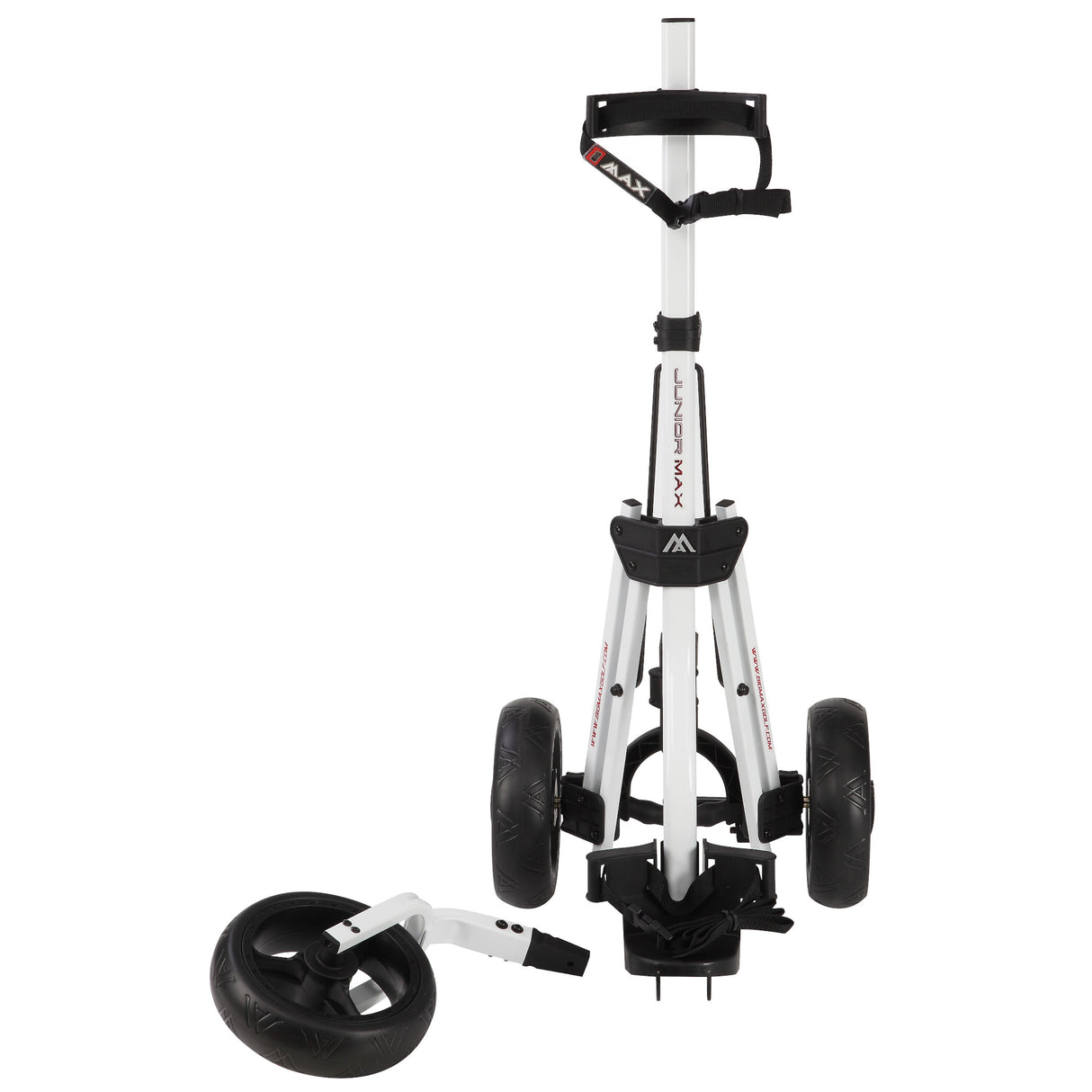 Big Max Junior 3-Rad Kinder Golftrolley, Weiß