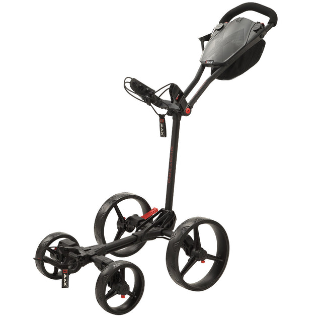 Big Max Blade Quattro 4-Rad Golf Trolley, Schwarz