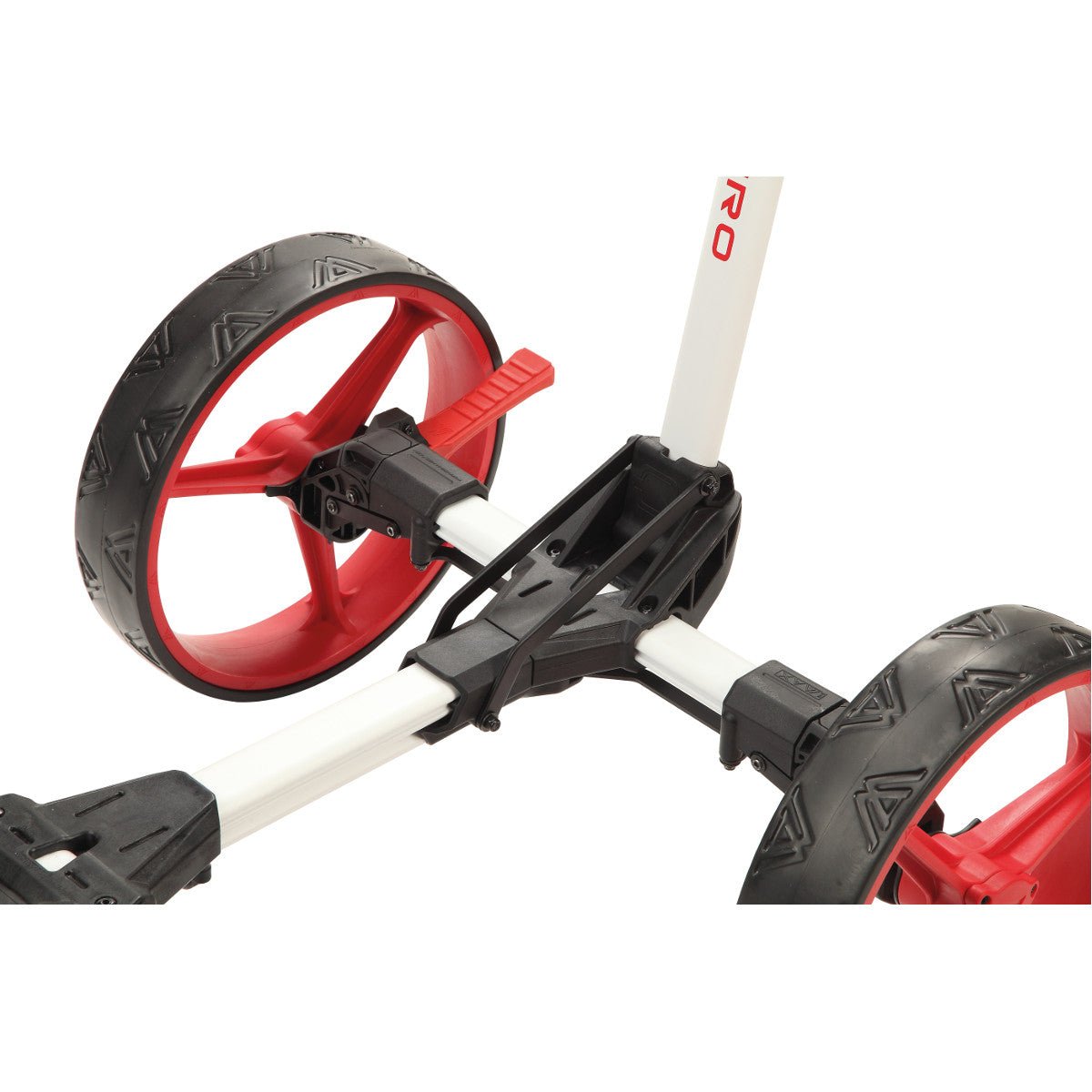 Big Max Blade Quattro 4 - Rad Golf Trolley, Weiß - Golflaedchen.de