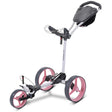Big Max Blade Trio 3 - Rad Golftrolley, Weiß / Pink - Golflaedchen.de
