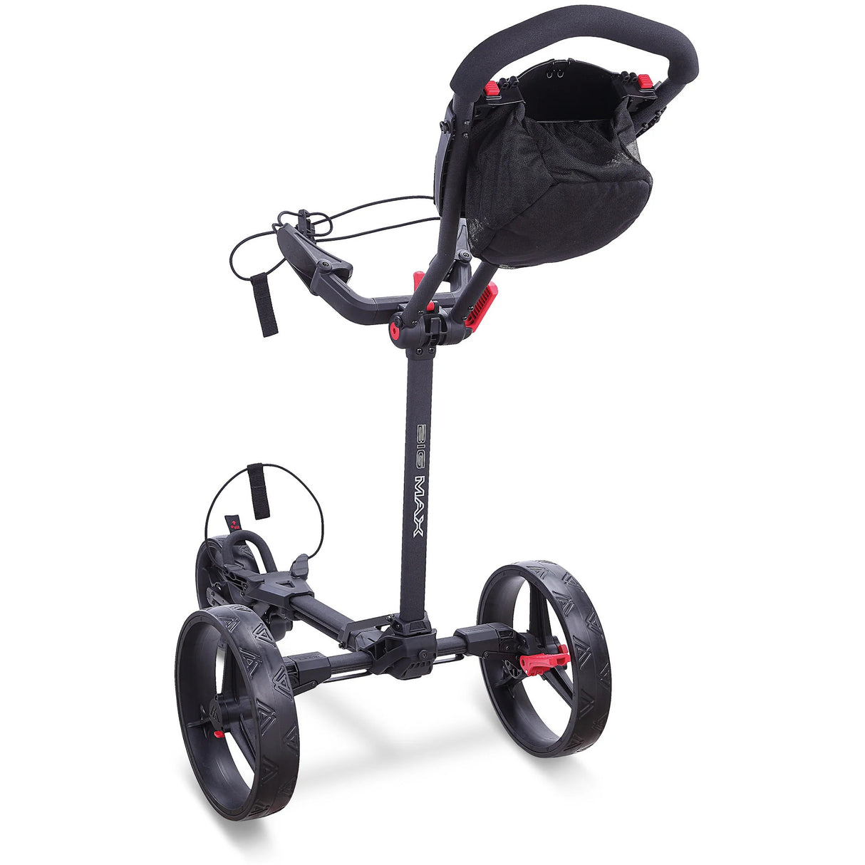 Big Max Blade Trio 3 - Rad Golftrolley, Weiß / Pink - Golflaedchen.de