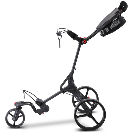 Big Max IQ2 360 3-Rad Golftrolley, Schwarz
