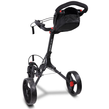 Big Max IQ2 360 3-Rad Golftrolley, Schwarz