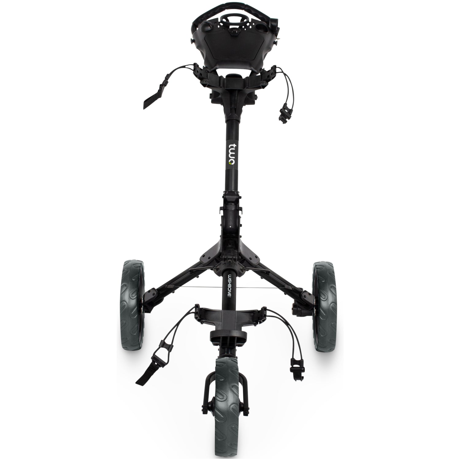 Wishbone TWO Golftrolley, Schwarz / Weiß - Golflaedchen.de