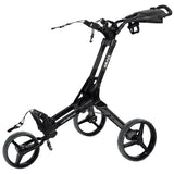 Wishbone THREE Golftrolley, Schwarz / Weiß - Golflaedchen.de