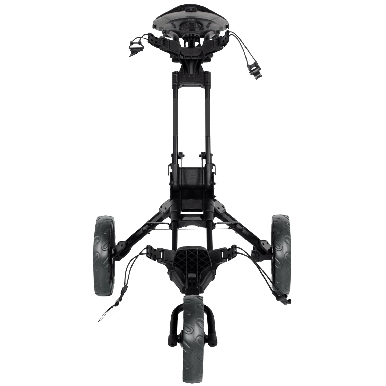 Wishbone THREE Golftrolley, Schwarz / Weiß - Golflaedchen.de
