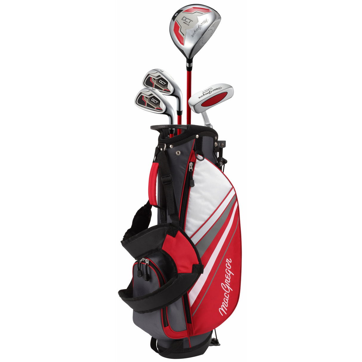 MacGregor DCT Junior Kinder Golfset Boys, Rot (6-8 Jahre), Rechtshand