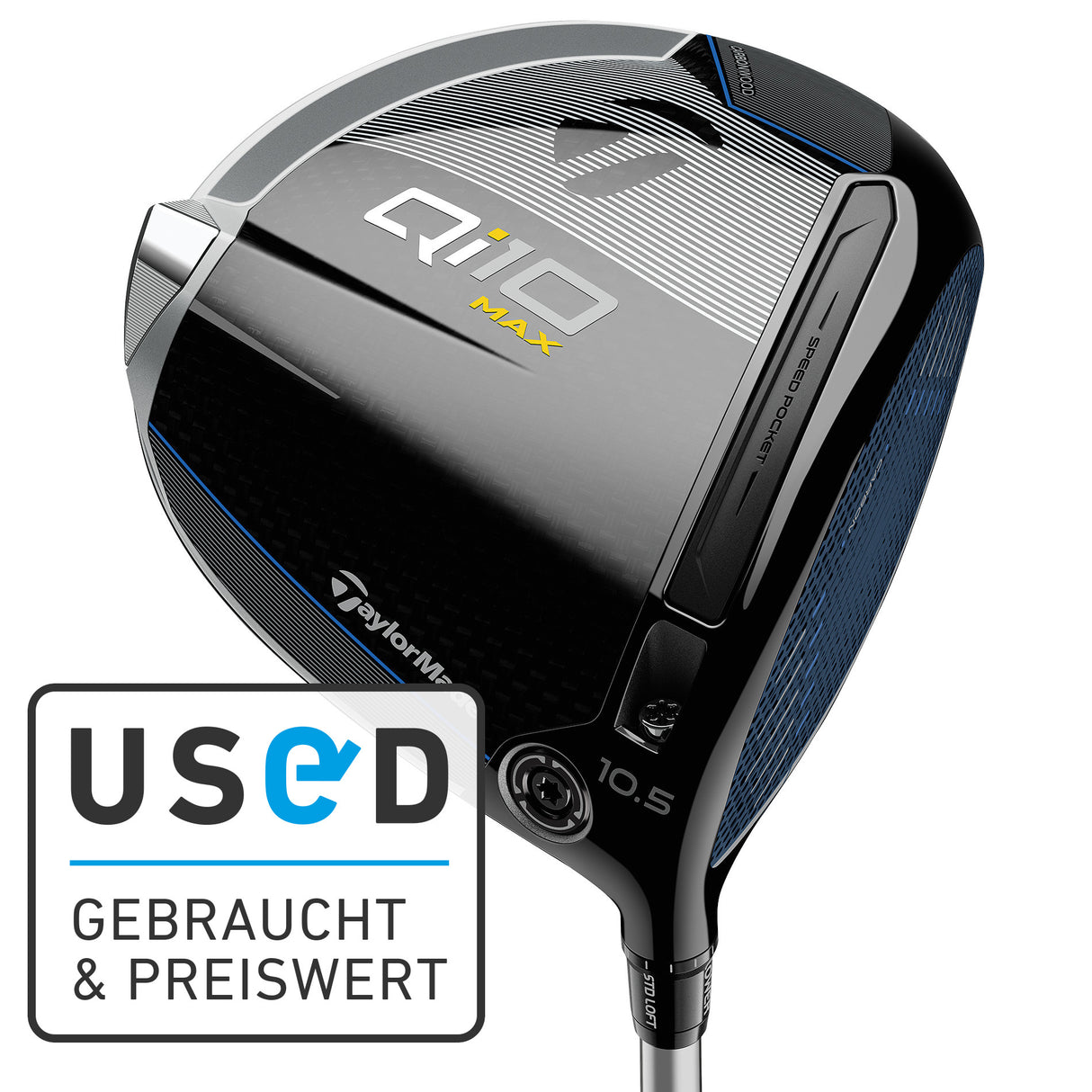 Taylor Made Qi10 MAX DEMO Driver, Damen Rechtshand