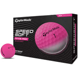TaylorMade SpeedSoft Golfbälle, Pink, 12 Stück - Golflaedchen.de