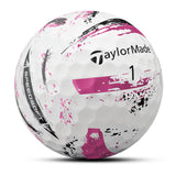 Taylor Made 2025 SpeedSoft INK Golfbälle, Multi-Color, 12 Stück