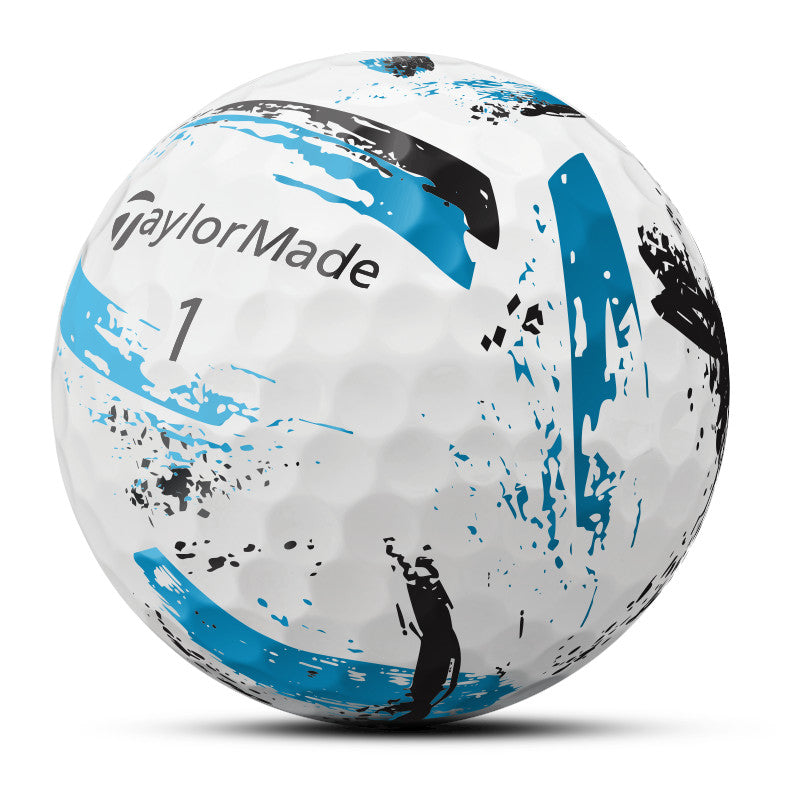 Taylor Made 2025 SpeedSoft INK Golfbälle, Multi-Color, 12 Stück