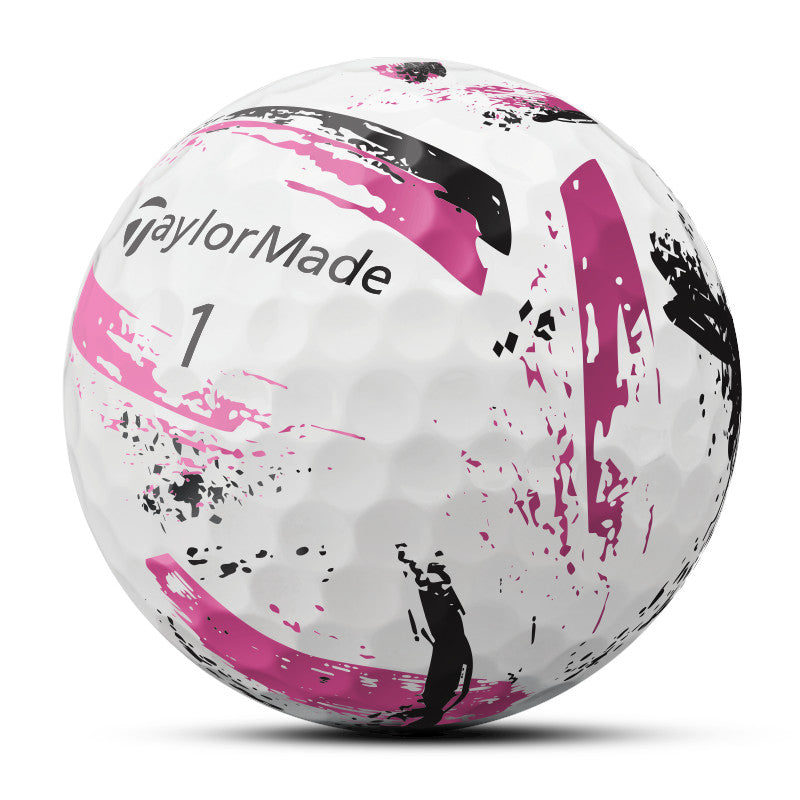 Taylor Made 2025 SpeedSoft INK Golfbälle, Multi-Color, 12 Stück