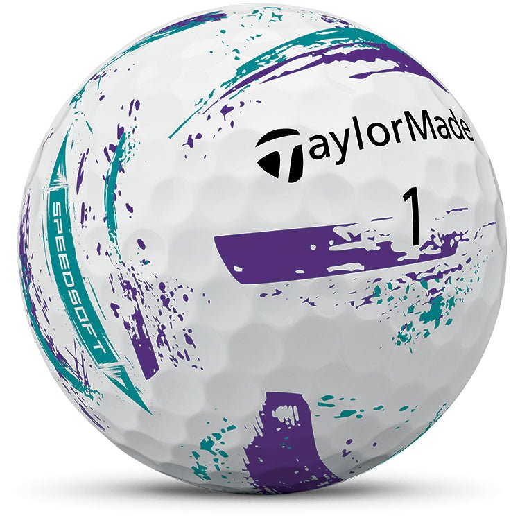 Taylor Made 2026 SpeedSoft INK Golfbälle, 12 Stück - Golflaedchen.de