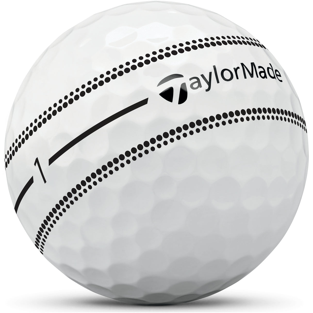 Taylor Made 2026 TP5 Stripe Golfbälle, Weiß, 12 Stück