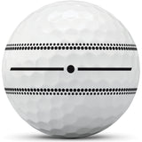 Taylor Made 2026 TP5 Stripe Golfbälle, Weiß, 12 Stück