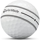 Taylor Made 2026 TP5x Stripe Golfbälle, Weiß, 12 Stück - Golflaedchen.de