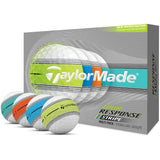 TaylorMade 2026 Tour Response Stripe Golfbälle, Multi Colour, 12 Stück