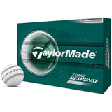 TaylorMade 2026 Tour Response Stripe Golfbälle, Weiß, 12 Stück