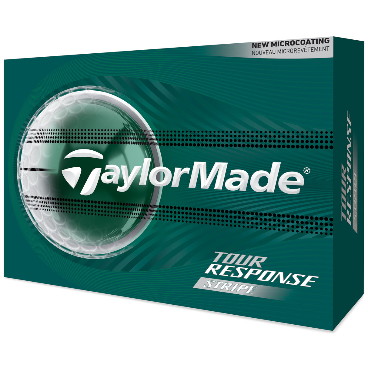 TaylorMade 2026 Tour Response Stripe Golfbälle, Weiß, 12 Stück