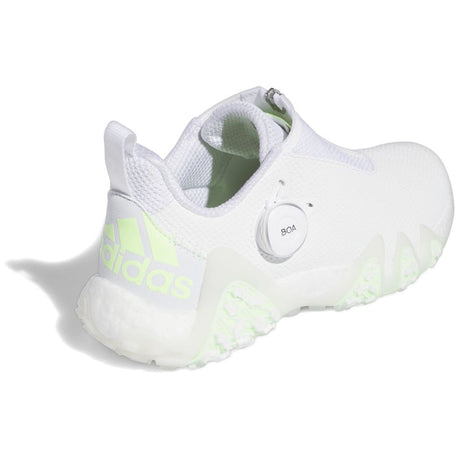Adidas CodeChaos BOA Damen Golfschuhe, Weiß / Hellgrün - Golflaedchen.de