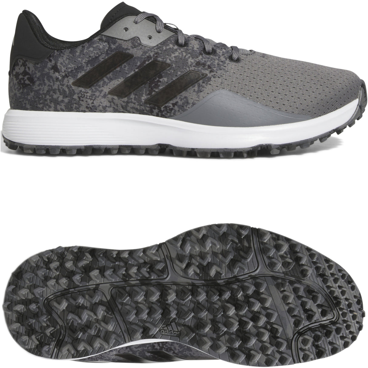 Adidas S2G SL Herren Golfschuhe, Schwarz / Grau