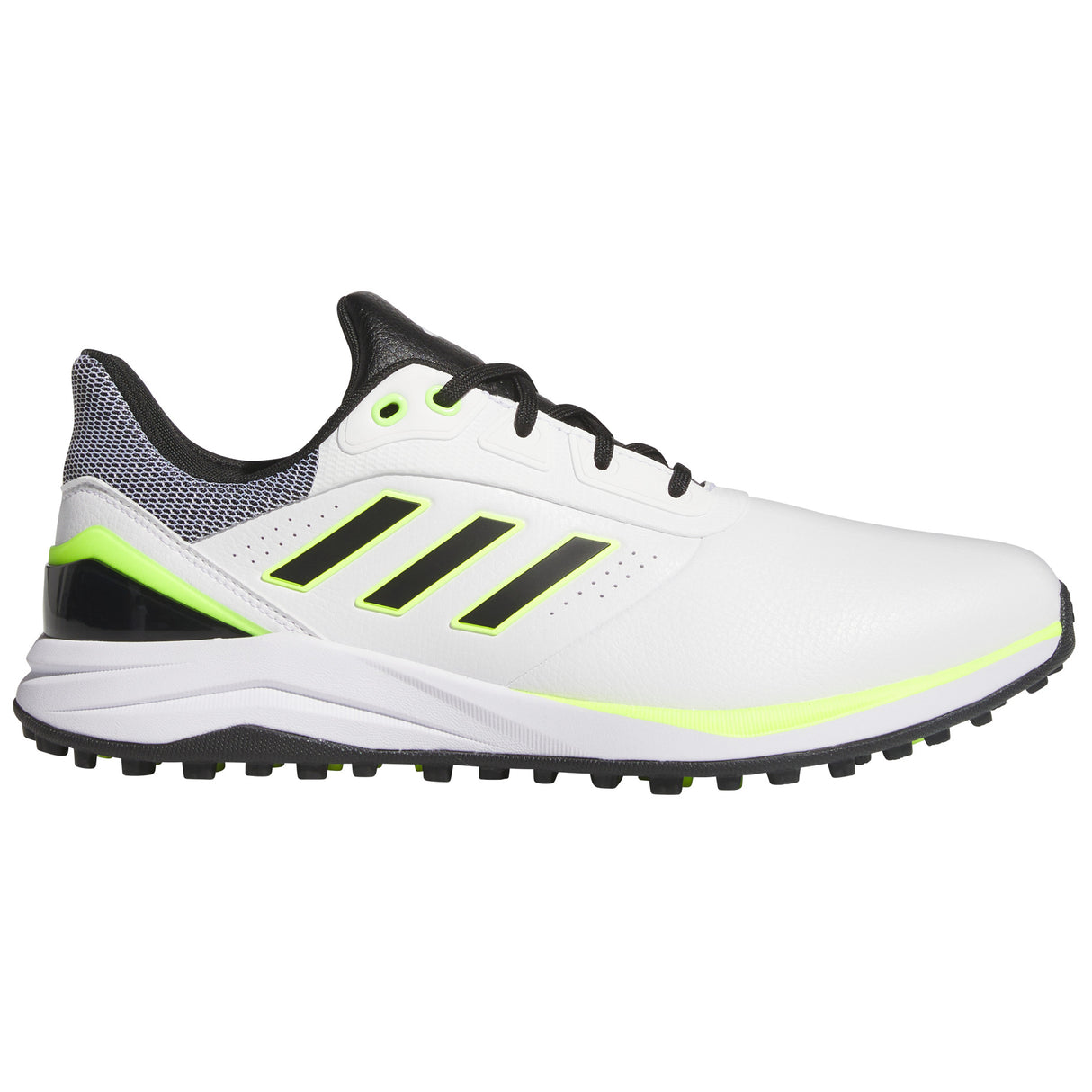 Adidas Solarmotion Herren Golfschuhe, Weiß / Schwarz / Gelb