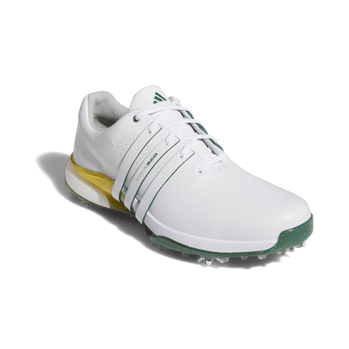 Adidas Tour 360 Herren Golfschuhe, Weiß / Gelb / Grün