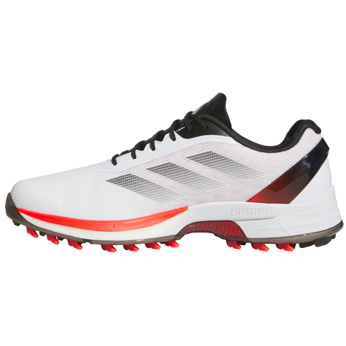 Adidas Adizero ZG 2026 Herren Golfschuhe, Weiß / Schwarz / Rot
