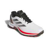 Adidas Adizero ZG 2026 Herren Golfschuhe, Weiß / Schwarz / Rot