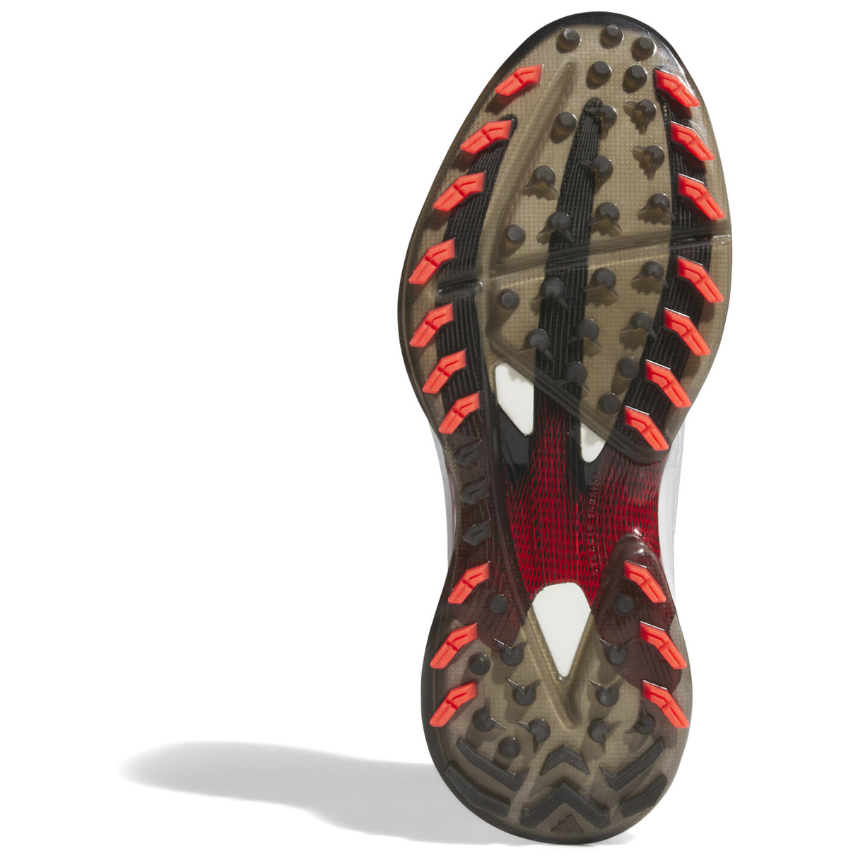 Adidas Adizero ZG 2026 Herren Golfschuhe, Weiß / Schwarz / Rot